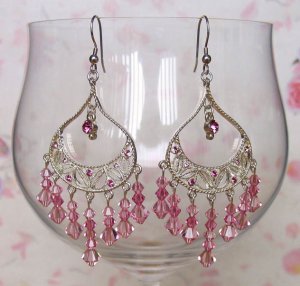 Crystal Drop - Lt Rose