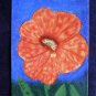 Tequila Sunrise Calibrachoa ACEO ATC Colored Pencil Original Painting Drawing Floral Flower