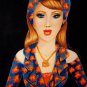 Sam 8x10 Colored Pencil Original Painting Drawing Fashion Illustration Portrait Art