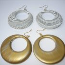 earrings - Italian marble