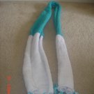 a knitted scarf