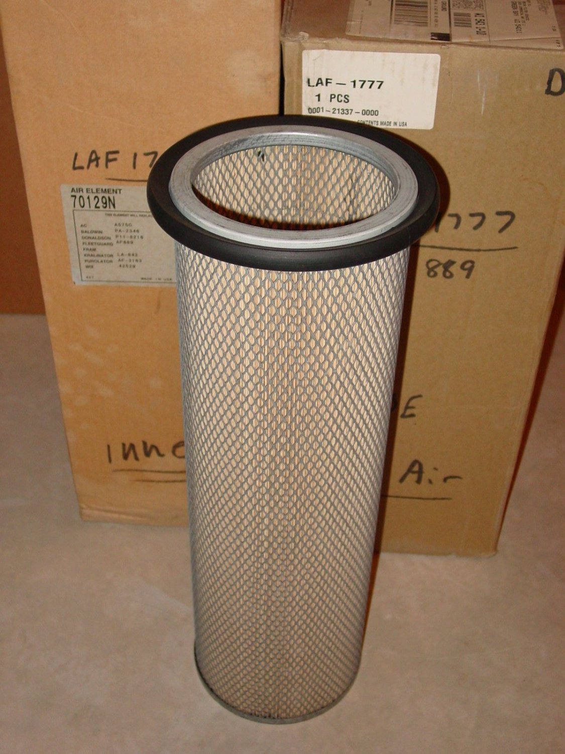 Luber Finer LAF1777 Nelson 70129N air filter NEW Case International IHC