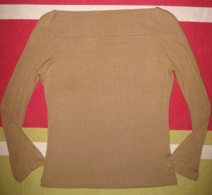 Nude Brown Long Top