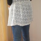 White Knitted Dress Cardigan