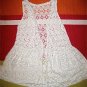 White Knitted Dress Cardigan