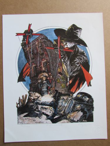 The Shadow: Marionettes s/n print Mike Kaluta 1980