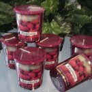 Raspberry Scented 2oz Votive Berry Scented Hand Poured Candle
