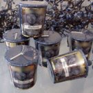 Blueberry Scented 2oz Votive Berry Scented Hand Poured Candle