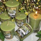 Green Tea Scented 2oz Herbal Scented Hand Poured Candle