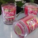 Plumeria Scented Glass Tumbler Wax Votive Candle 3 Oz.