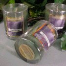 Soothing Scented Glass Tumbler Wax Votive Candle 3 Oz.