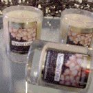 Hazelnut Coffee Scented Glass Tumbler Wax Votive Candle 3 Oz.
