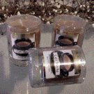 Cafe Mocha Scented Glass Tumbler Wax Votive Candle 3 Oz.