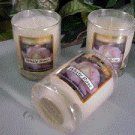 White Rose Scented Glass Tumbler Wax Votive Candle 3 Oz.