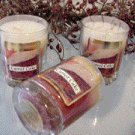 Carrot Cake Scented Glass Tumbler Wax Votive Candle 3 Oz.