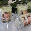 Cucumber Melon Scented Glass Tumbler Wax Votive Candle 3 Oz.
