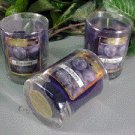 Blueberry Scented Glass Tumbler Wax Votive Candle 3 Oz.