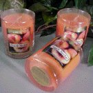 Pink Grapefruit Scented Glass Tumbler Wax Votive Candle 3 Oz.