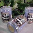 Refreshing Scented Glass Tumbler Wax Votive Candle 3 Oz.