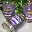 Sweet Pea Scented Glass Tumbler Wax Votive Candle 3 Oz.