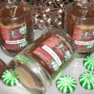 Chocolate Mint Scented Glass Tumbler Wax Votive Candle 3 Oz.