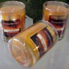Sandalwood Scented Glass Tumbler Wax Votive Candle 3 Oz.