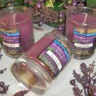 Lavender Scented Glass Tumbler Wax Votive Candle 3 Oz.