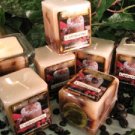 Cappuccino Scented Hand Poured 3oz Square Votive Candle