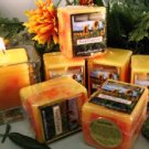 Sunflower Scented Hand Poured 3oz Square Votive Candle