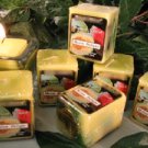 Melon Delight Scented Hand Poured 3oz Square Votive Candle