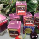 Mixed Berry Scented Hand Poured 3oz Square Votive Candle