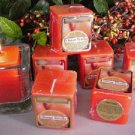 Orange Vanilla Scented Hand Poured 3oz Square Votive Candle