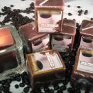 Fresh Brewed Coffee Scented Hand Poured 3oz Square Votive Candle