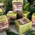 Honeydew Melon Scented Hand Poured 3oz Square Votive Candle