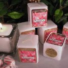 Peppermint Scented Hand Poured 3oz Square Votive Candle
