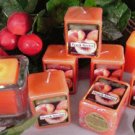 Peach Nectar Scented Hand Poured 3oz Square Votive Candle