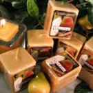 Spiced Pear Scented Bakery Hand Poured 3oz Square Votive Candle