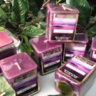 Tranquility Aromatherapy Scented Hand Poured 3oz Square Votive Candle