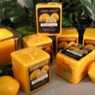 Fresh Lemon Citrus Scented Hand Poured 3oz Square Votive Candle