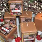 Chocolate Raspberry Scented Hand Poured 3oz Square Votive Candle