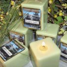 Evergreen Vanilla Scented Hand Poured 3oz Square Votive Candle