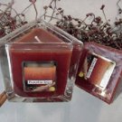 Pumpkin Spice Scented Triangle Glass Jar