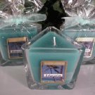 Relaxation Aromatherapy Scented Triangle Glass Jar Candle  7 Oz.