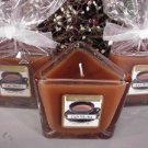 Cafe Mocha Scented Triangle Glass Jar Candle  7 Oz.