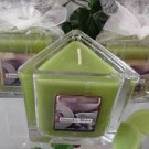 Honeydew Melon Scented Triangle Glass Jar Candle  7 Oz.