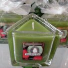 Strawberry Kiwi Scented Triangle Glass Jar Candle  7 Oz.