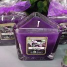 Muscadine Scented Triangle Glass Jar Candle  7 Oz.