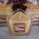 Spiced Cookie Scented Triangle Glass Jar Candle  7 Oz.