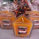 Serenity Aromatherapy Scented Triangle Glass Jar Candle  7 Oz.