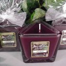 Patchouli Scented Triangle Glass Jar Candle  7 Oz.